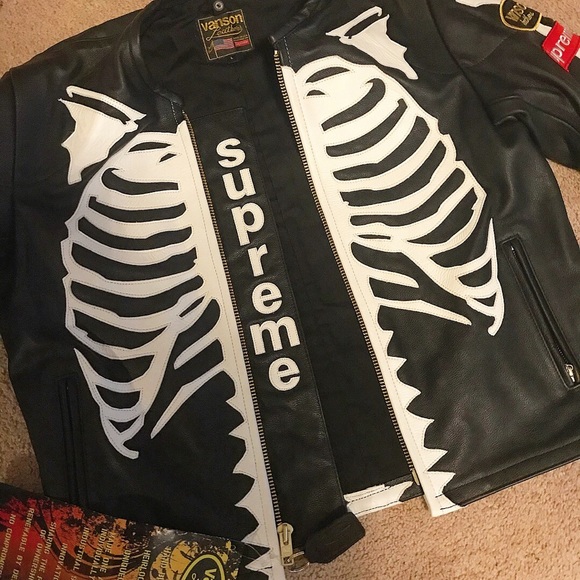 vanson supreme jacket bones
